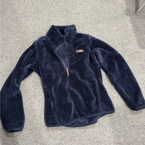 Cozy Navy Fleece Pullover